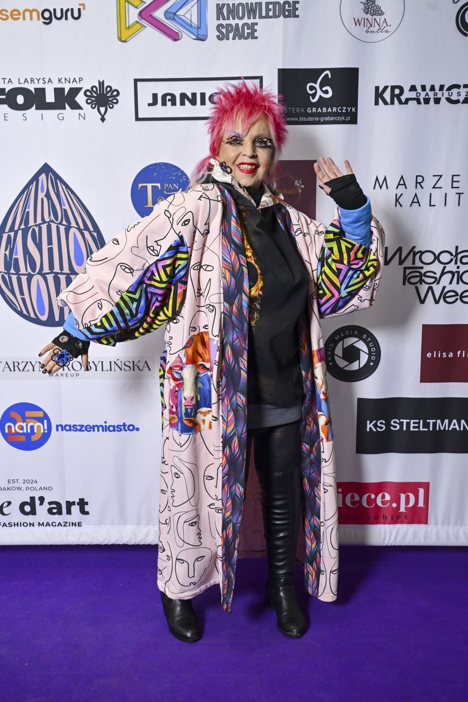 Na zdj.: Krystyna Mazurówna, Fot. Jacek Kurnikowski/AKPA
Krystyna Mazurówna, Gala Warsaw Fashion Shower, marzec 2025