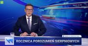 "Wiadomości" TVP o Porozumieniach Sierpniowych. Historyk nie wytrzymał