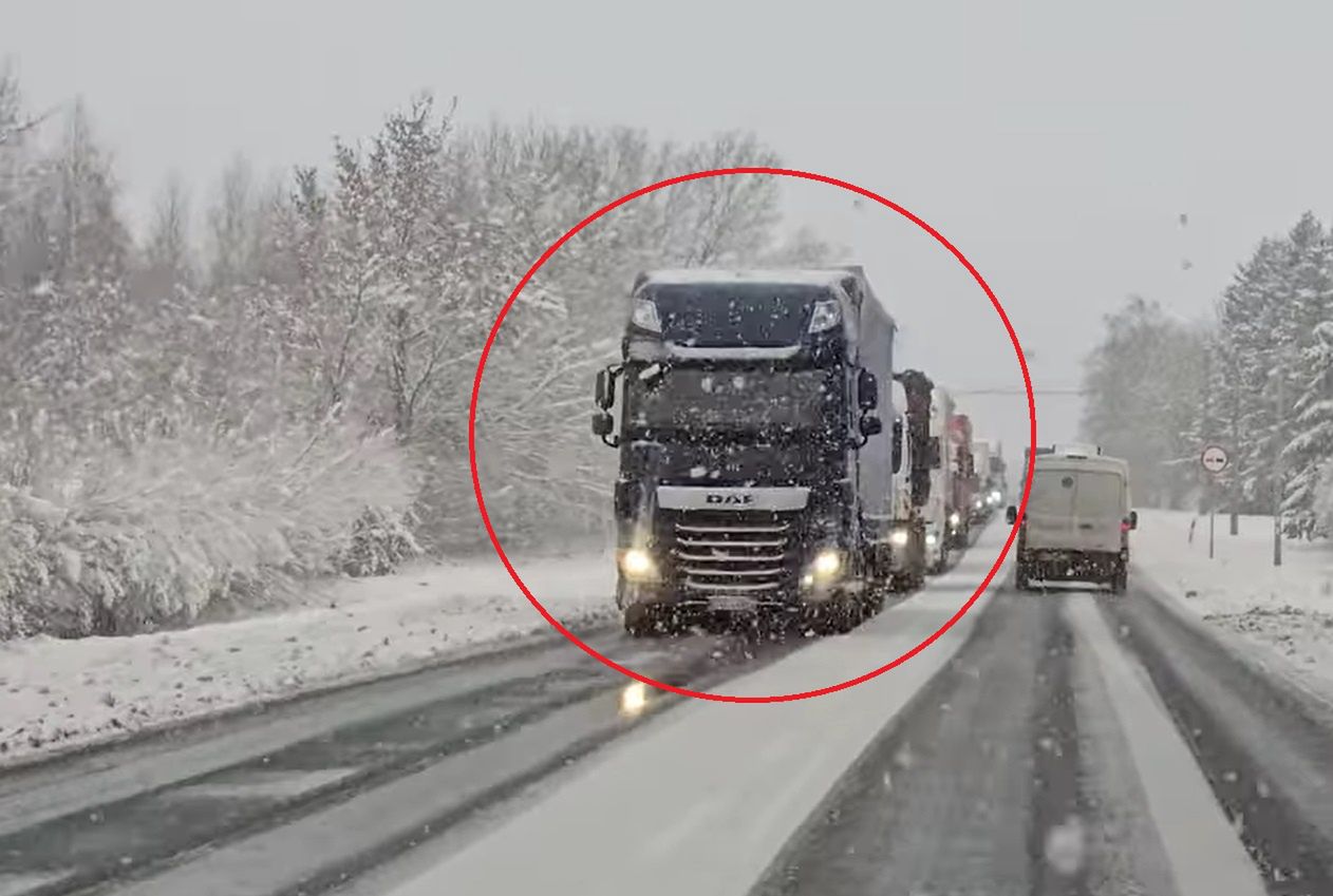 Zachodniopomorskie pod śniegiem. Ogromne problemy na drogach