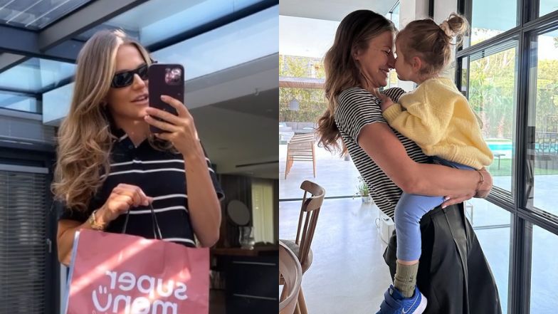 Anna Lewandowska pokazała twarz córki. Laura weszła mamie w kadr