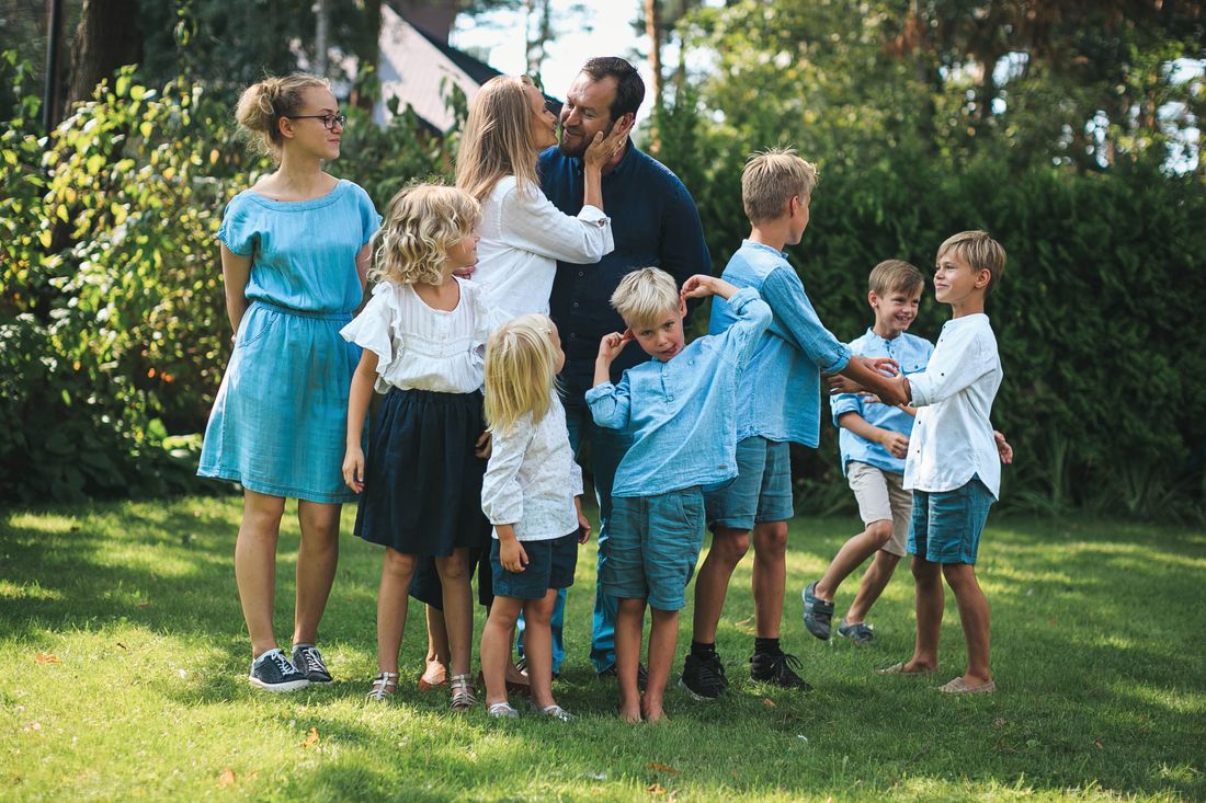 Agnieszka Stefaniuk z rodziną