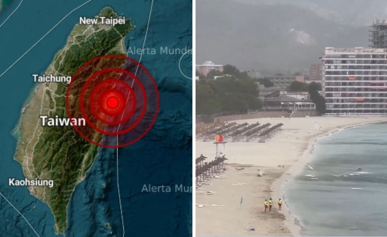 Overnight reports: storm lashes the Balearic Islands, turmoil in Crimea, and Taiwan shakes