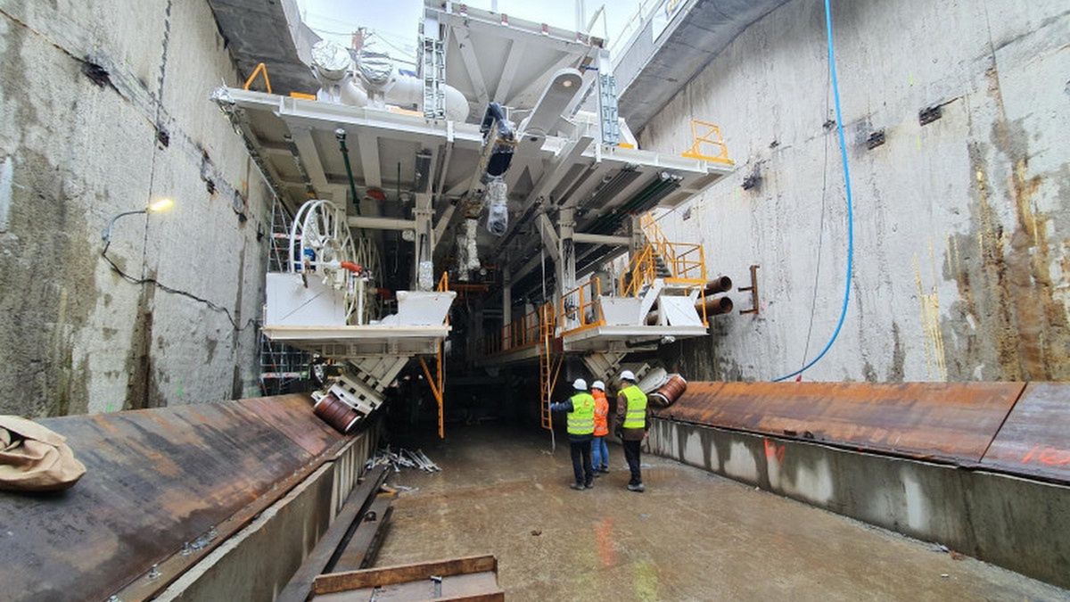 TBM, Tunel pod Świną, Świnoujście