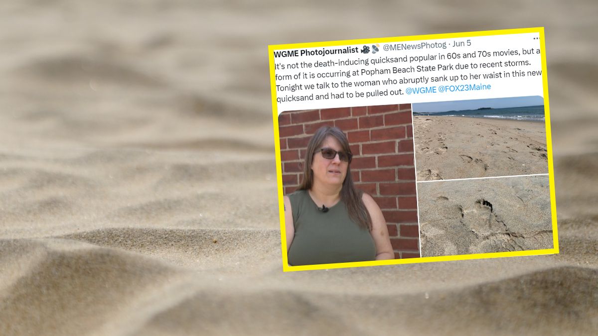 Turystka poczuła, że grunt osuwa się pod jej stopami