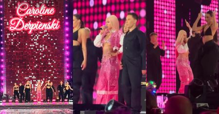 Caroline Derpienski wystąpiła na Roztańczonym PGE Narodowym. Internauci wydali werdykt