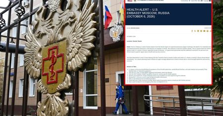 Ambasada USA w Rosji wydaje pilny komunikat ws. dżumy