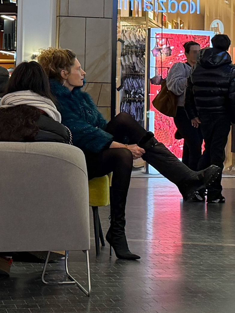 Agata Buzek pofatygowała się do centrum handlowego