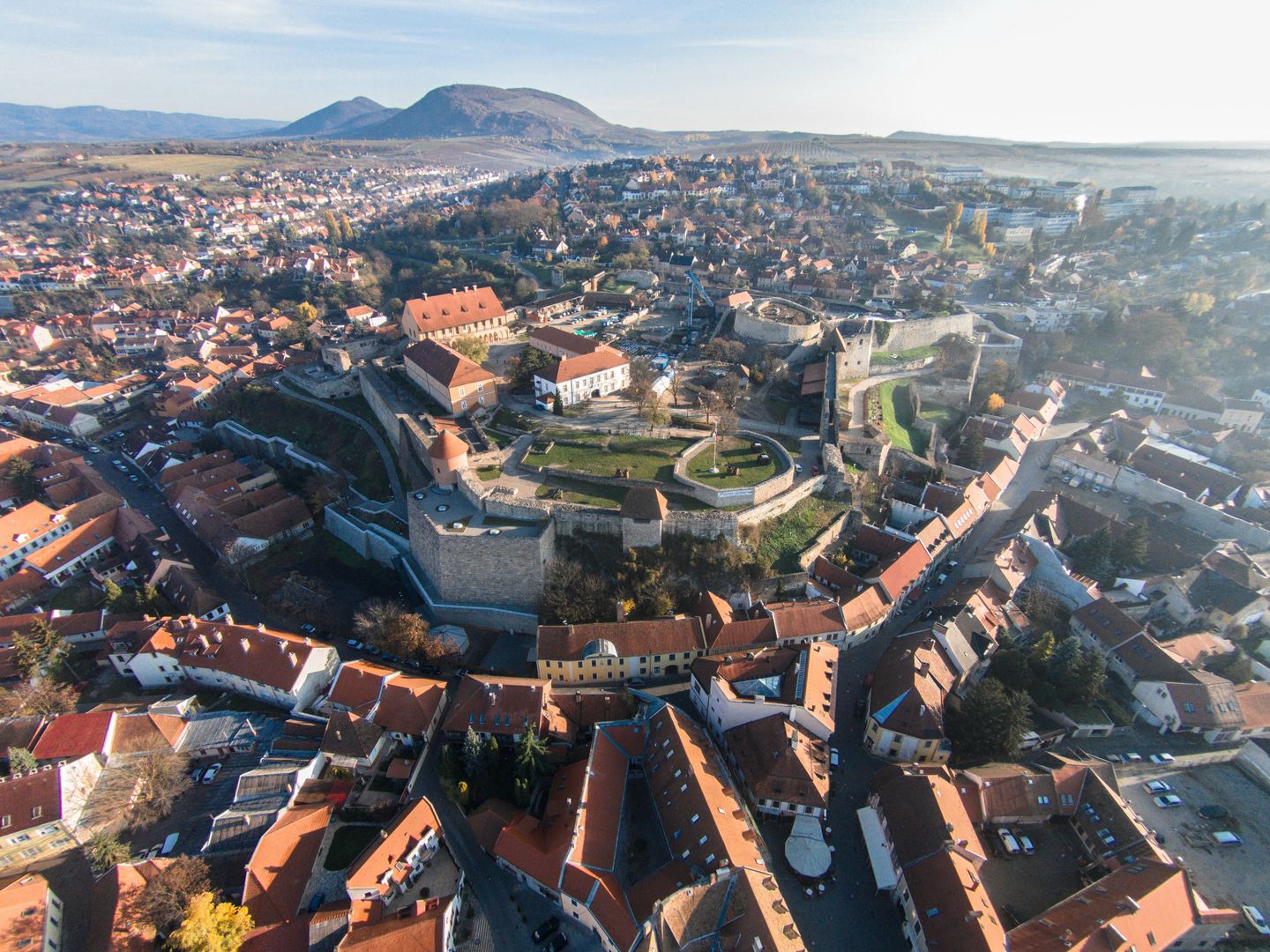Eger z lotu ptaka