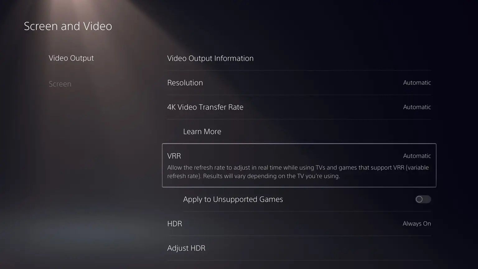 PlayStation 5 odsłuży VRR.