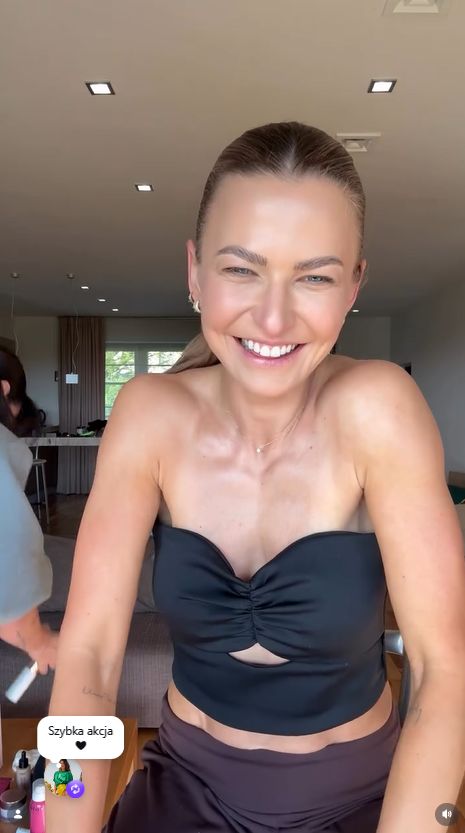 Magdalena Pieczonka zrobiła makijaż Annie Lewandowskiej