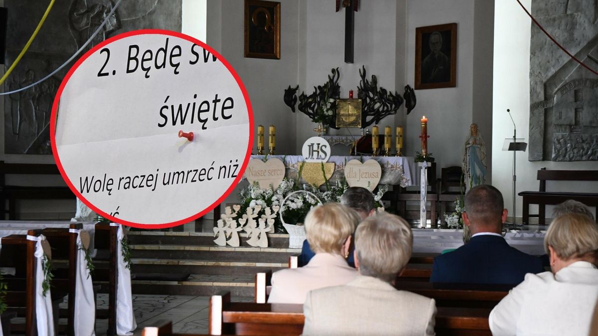 Kontrowersyjny przekaz na tablicy przed kościołem. "Co musi czuć dziecko" - pyta psycholog