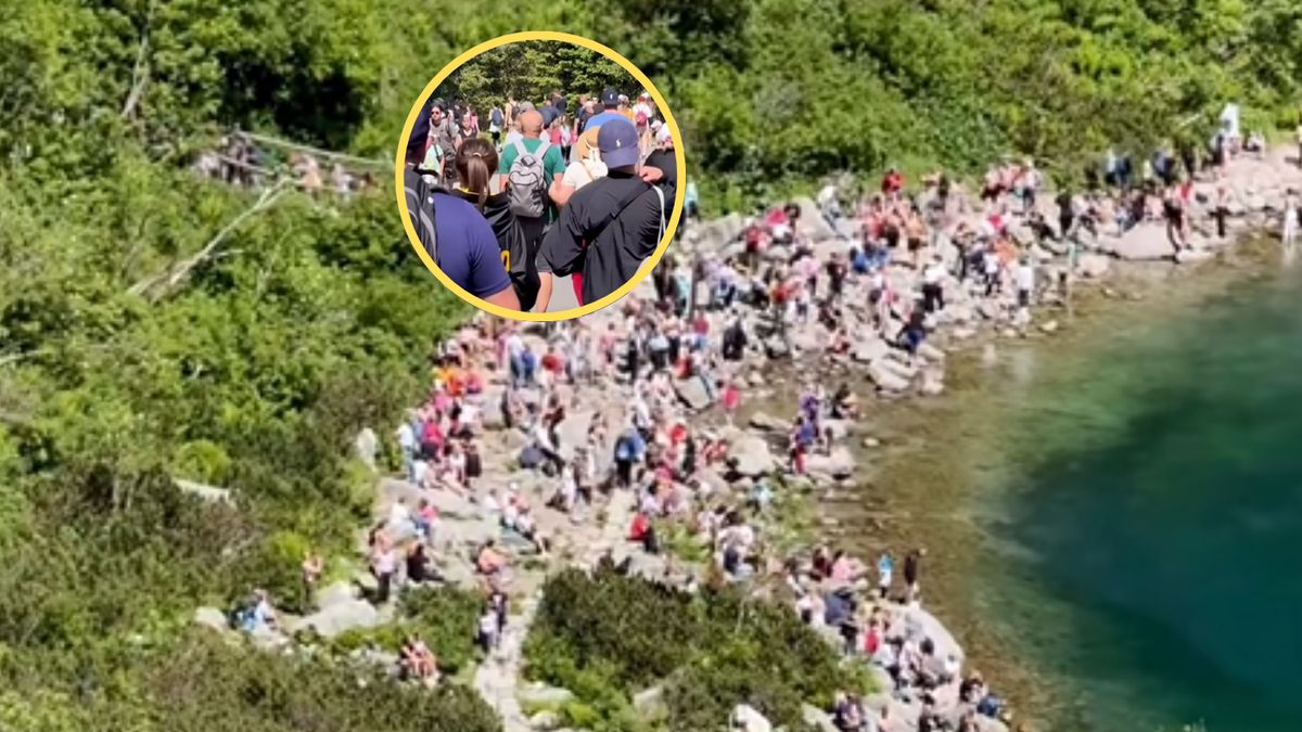 Tłumy nad Morskim Okiem. Tatry oblężone w długi weekend