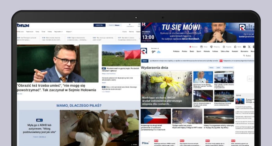 W internecie rządzi TVN24. TVP Info straciło więcej niż Republika