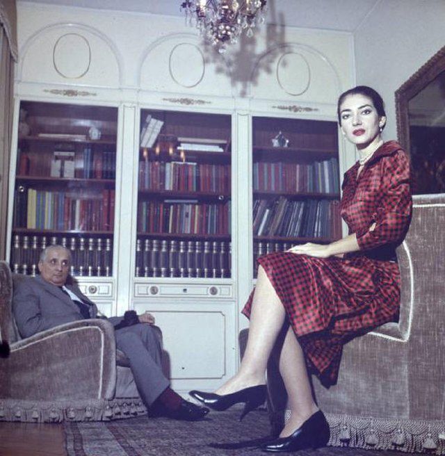 Callas i Meneghini 1957, Mediolan
