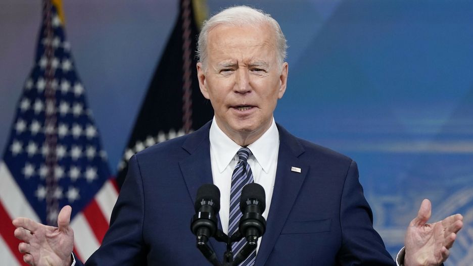 TemporaryPresident Joe Biden speaks about his administration's plans to combat rising gas prices in the South Court Auditorium on the White House campus, Thursday, March 31, 2022, in Washington. (AP Photo/Patrick Semansky)AP