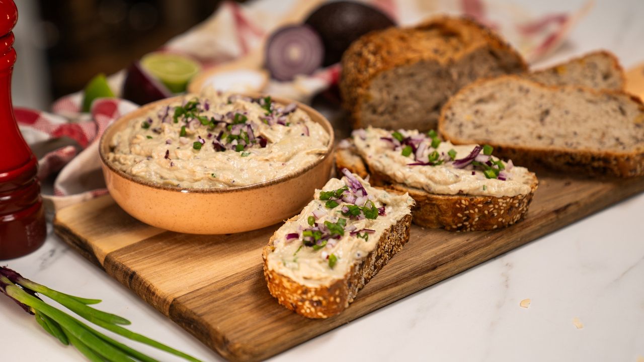 Elevate breakfast with a refreshing tuna and avocado spread