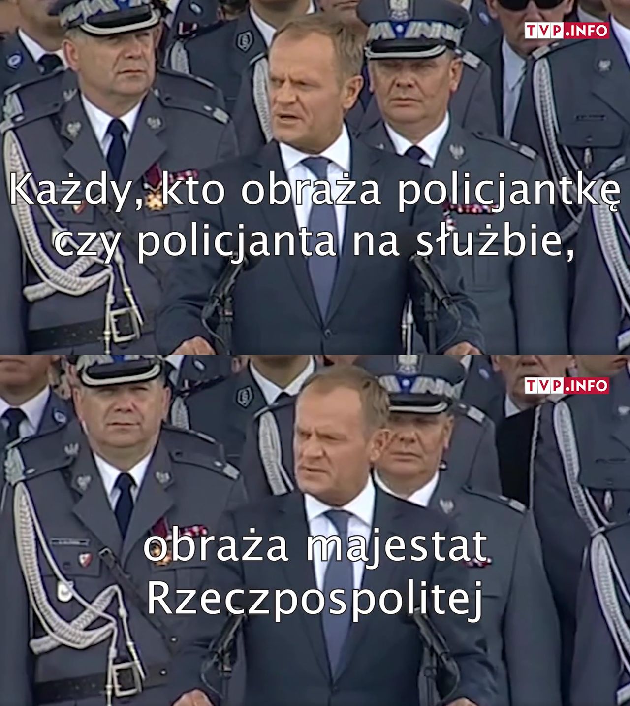 W TVP Info nie wspomniano, w jakim kontekście i kiedy padły te słowa