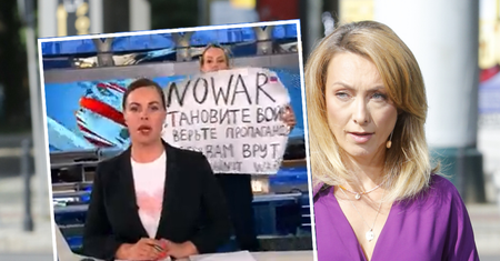 Wystarczyło 6 sekund. Anna Kalczyńska podziwia odwagę rosyjskiej prezenterki