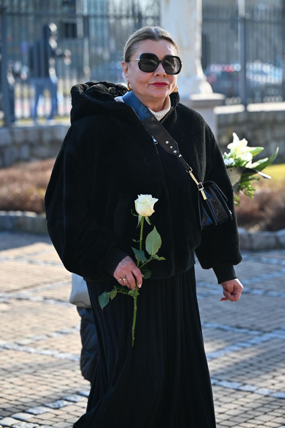 Pogrzeb męża Ewy Bem