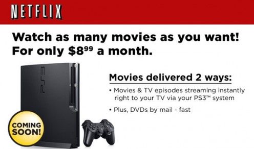 Netflix na PS3 przez BD-Live. Oficjalnie 2