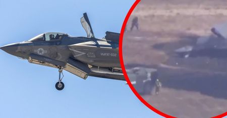 F-35 runął na ziemię. Incydent w bazie lotniczej w USA