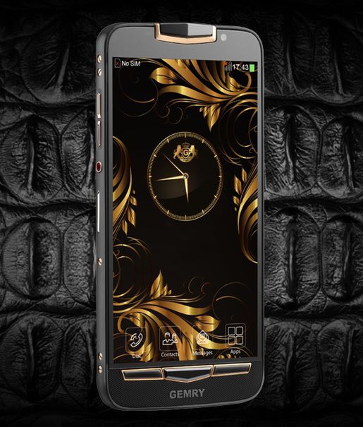 GEMRY R12 to smartfon za 18 tysięcy złotych z diamentami, skórą rekina i... Androidem 4.1 4