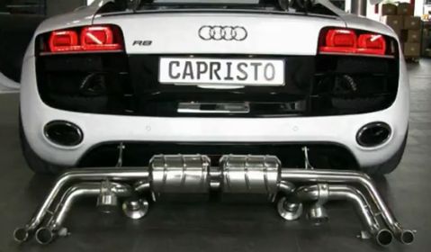Audi R8 V10 potrafi zaryczeć!