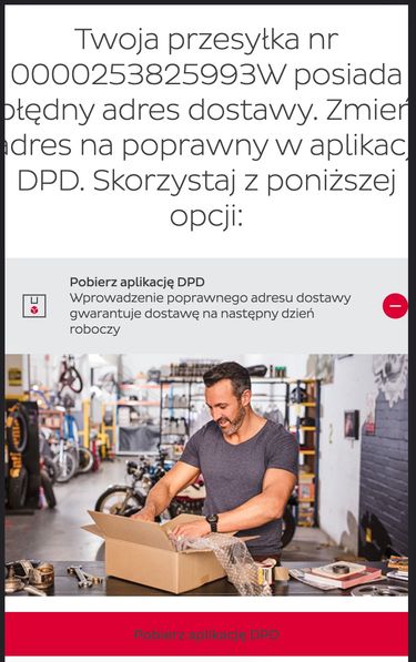 Oszustwo na firmę kurierską