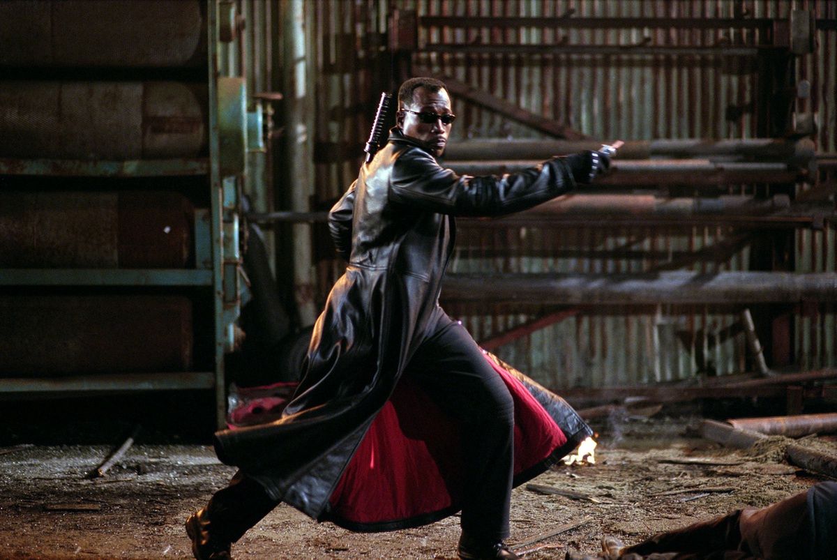 Wesley Snipes w filmie "Blade"