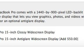 Matowe matryce w MacBookach Pro 15" 1