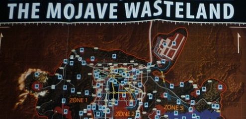 Cała mapa Fallout: New Vegas!