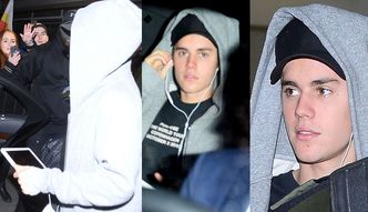 Zamyślony Bieber na lotnisku w Krakowie (WIDEO)