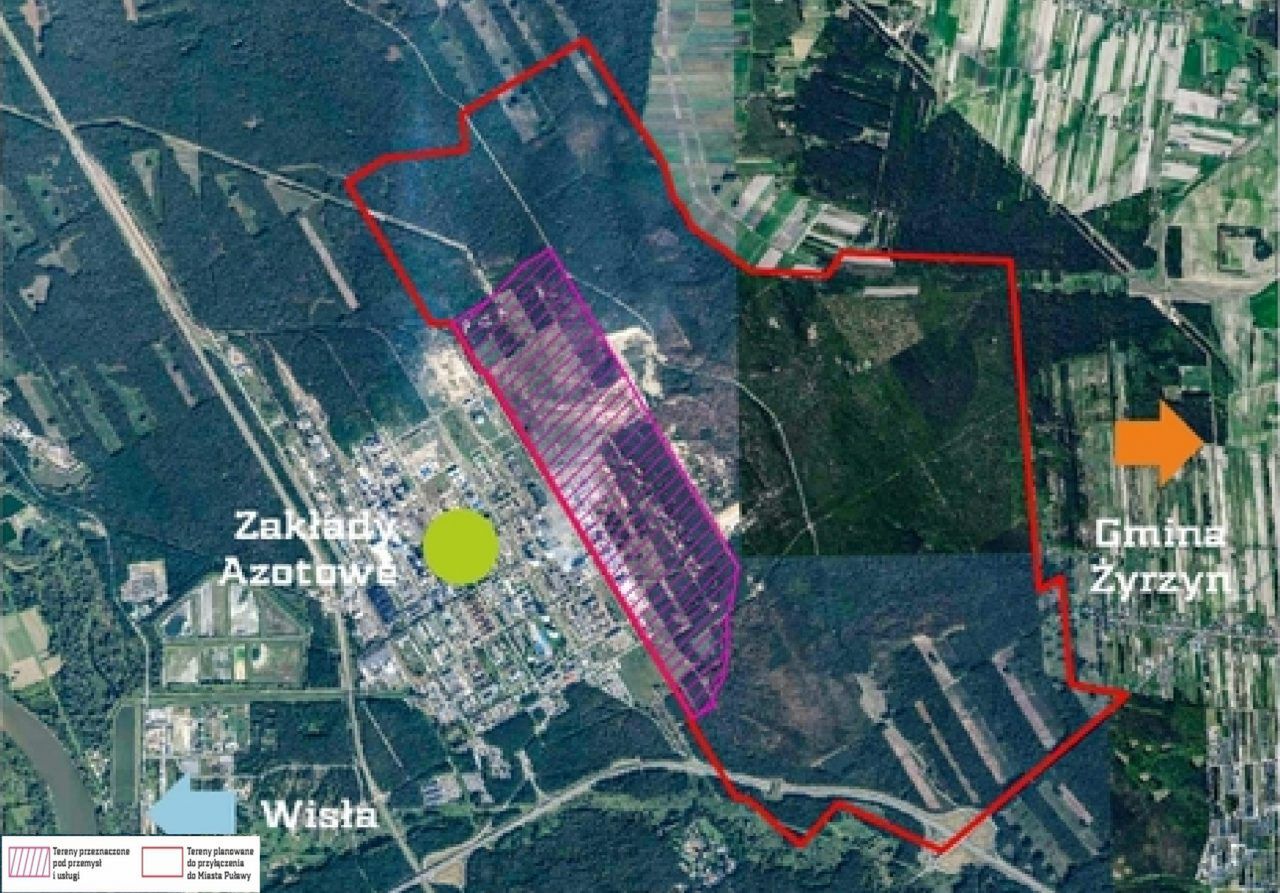 Puławy: Miasto chce zwiększyć swoją powierzchnię o tereny należące do gminy. Ruszyły konsultacje