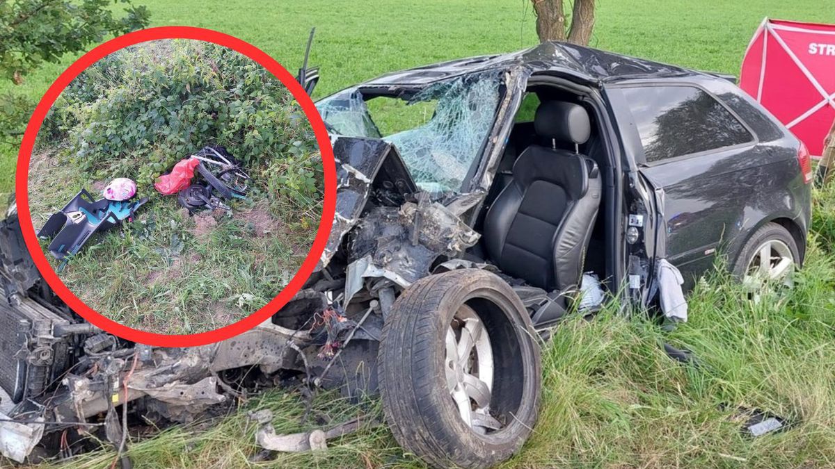 Bilczyce: Kierowca wjechał w rowerzystkę z dzieckiem. Kobieta nie żyje