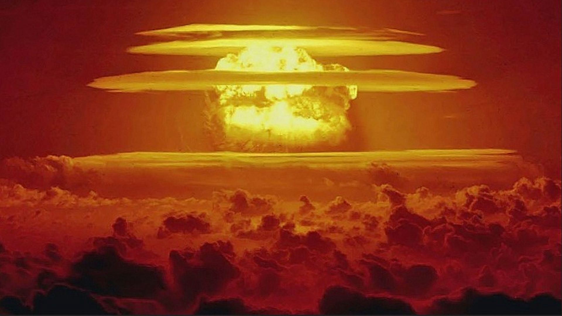 Wybuch bomby wodorowej podczas testu Castle Bravo 