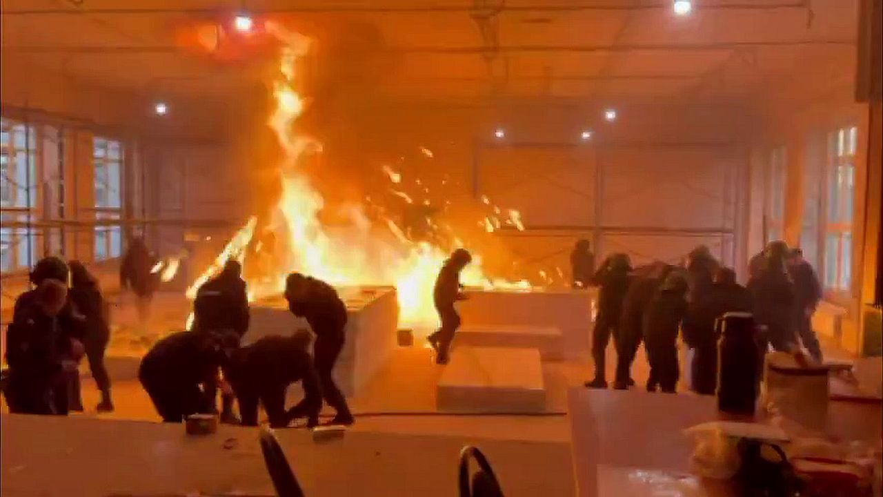 Eksplozja w ośrodku szkolenia policji w Rosji. Jest nagranie