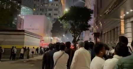 Nocny koszmar w Hongkongu. Ewakuowano prawie 200 osób