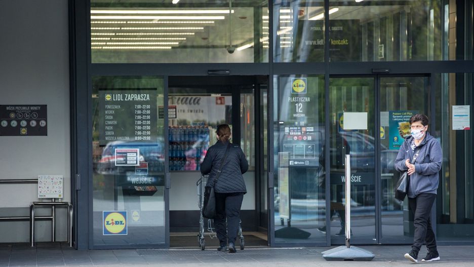 sklep zakupy lidl koronawirus