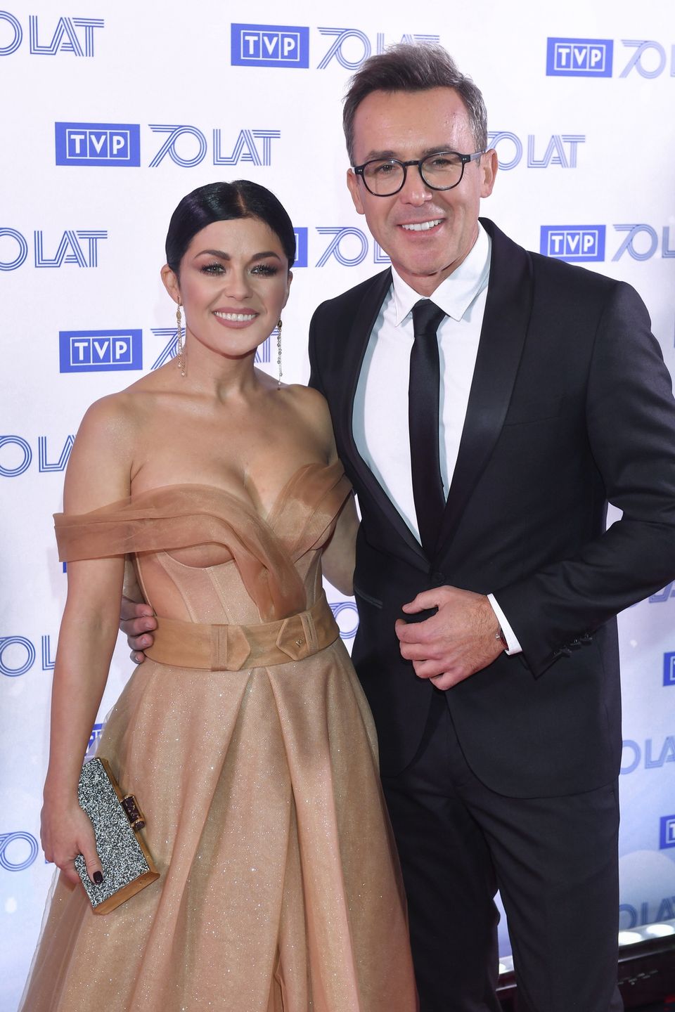Gala z okazji 70-lecia TVP, listopad 2022, Katarzyna Cichopek, Maciej Kurzajewski