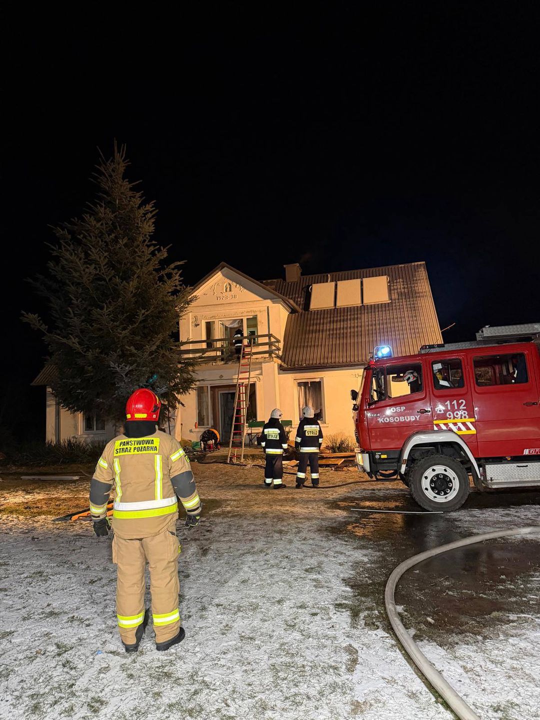 Wybuch gazu w domu jednorodzinnym