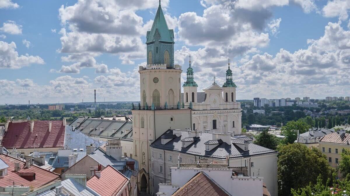 Widok na Wieżę Trynitarską
