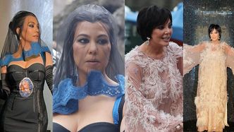 "Instagram vs rzeczywistość". Tak Kardashianki PODRASOWAŁY swoje fotografie ze ślubu Kourtney i Travisa (ZDJĘCIA)