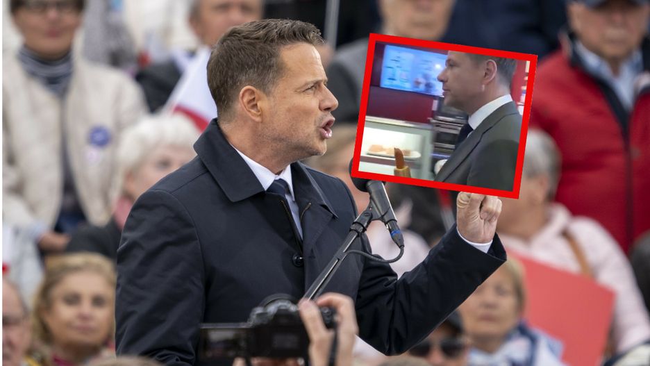 Materiał "19.30" o Trzaskowskim