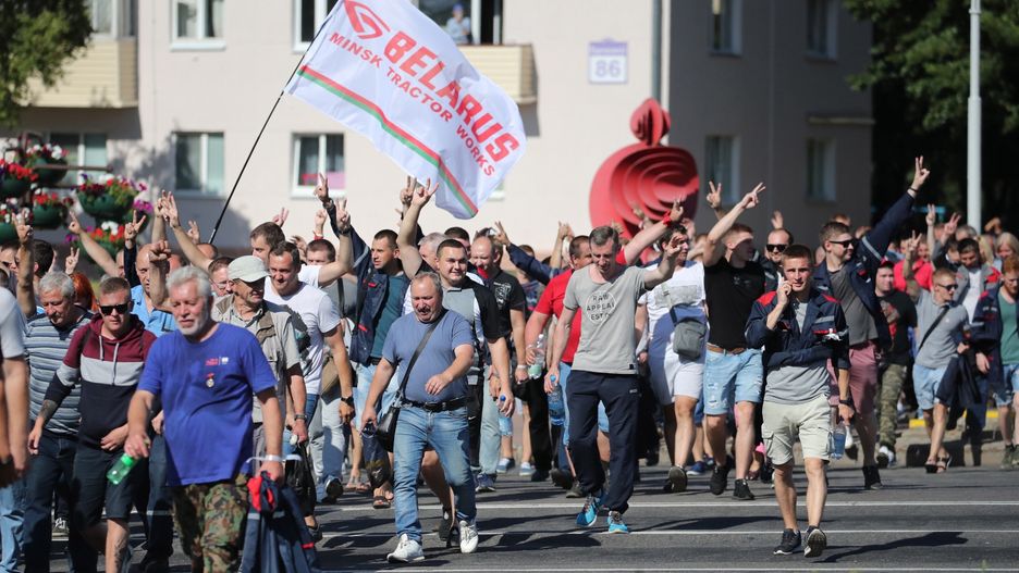 Strajk generalny na Białorusi. Protestują też dziennikarze publicznych mediów
