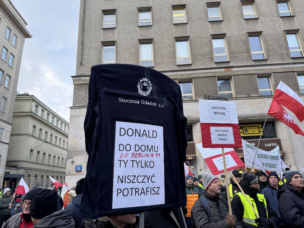 Protest rolników.