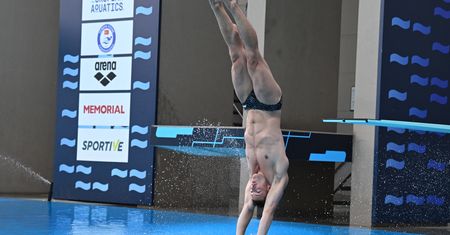 Andrzej Rzeszutek mistrzem Europy w skokach z trampoliny