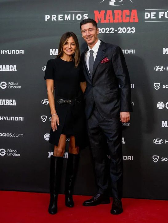 Anna Lewandowska na gali rozdania piłkarskich nagród magazynu Ma