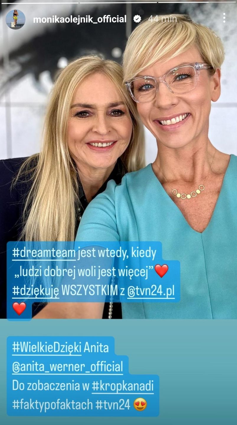 Monika Olejnik i Anita Werner