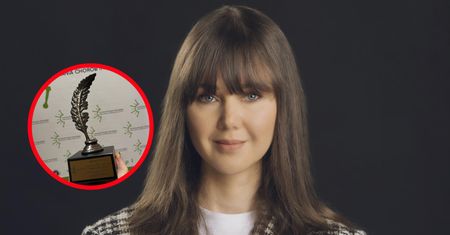Dziennikarka WP abcZdrowie Katarzyna Prus z nagrodą Zdrowe Pióro 2025