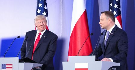 USA. Konferencja Andrzeja Dudy i Donalda Trumpa w Białym Domu